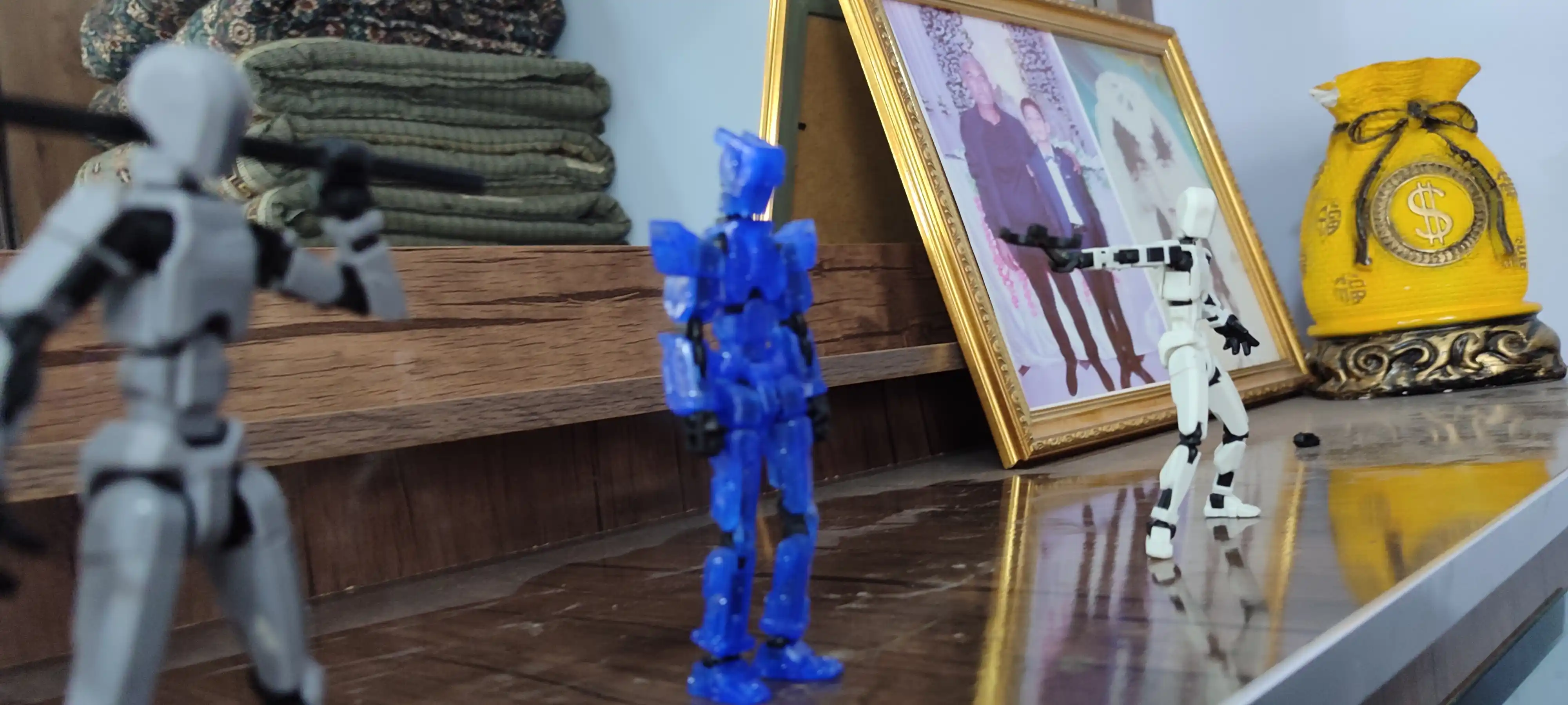 DUMMY 13 warrior, кукла-манекен из 3D деталей, с подвижными соединениями