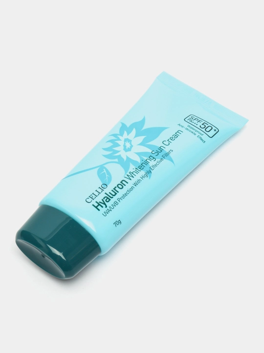 Quyoshdan himoyalovchi krem Collagen White, namlovchi, toblanishga qarshi, SPF50+