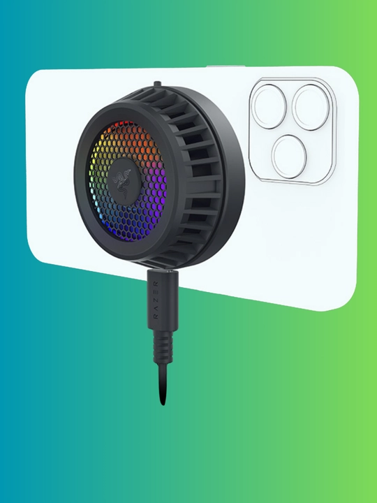 Razer Phone Cooler Chroma игровой кулер для iPhone с RGB-подсветкой и MagSafe - 