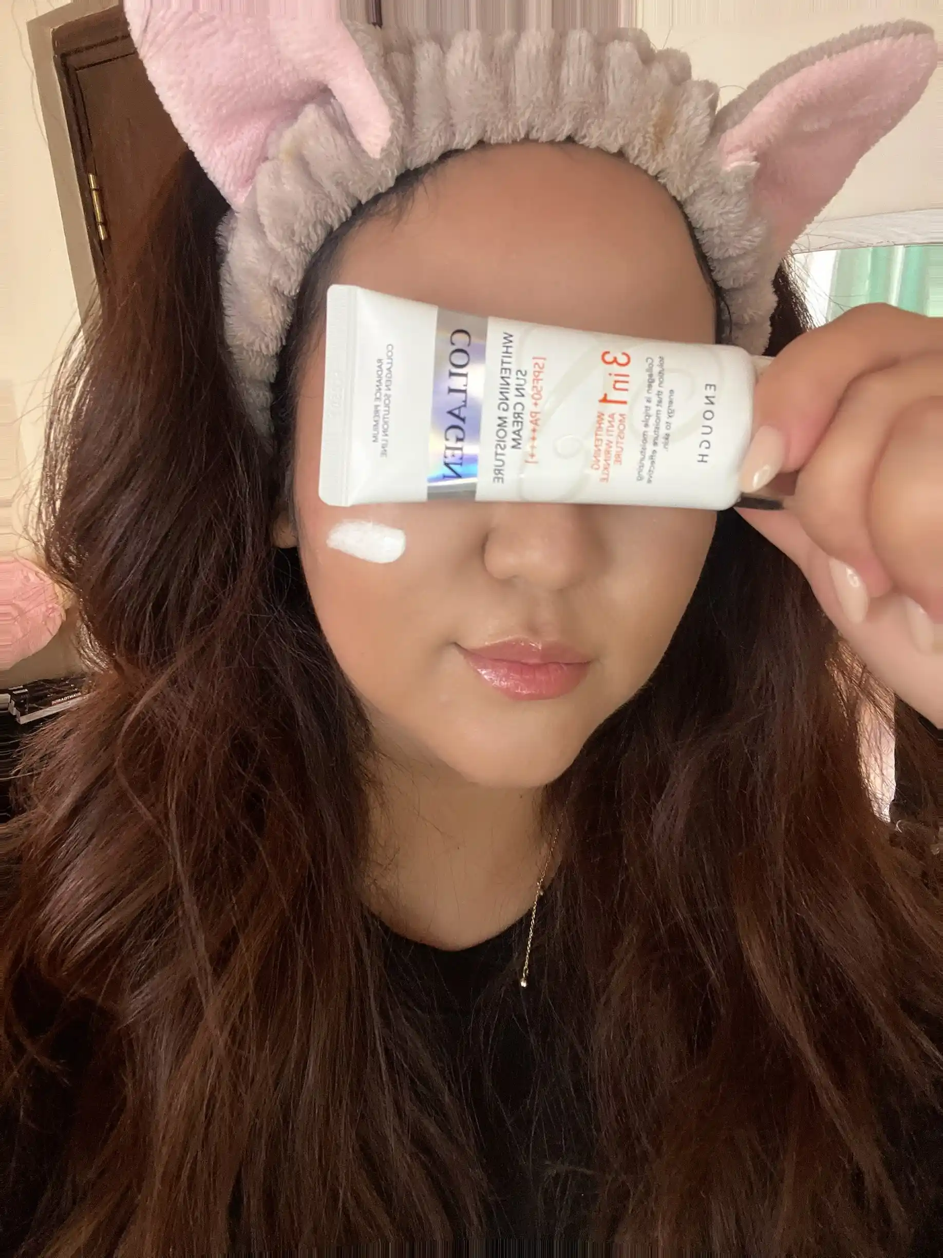 Quyoshdan himoya kremi Enough 3 in 1 Whitening Sun Cream SPF50/PA+ kollagen bilan, 50 ml