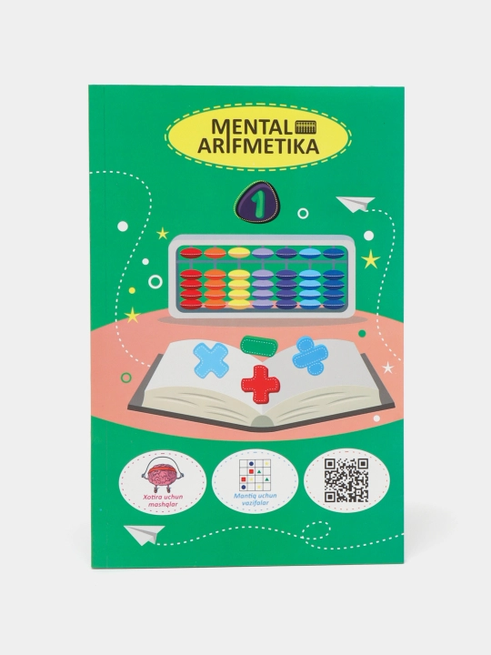 Mental kitob 1,2,3 qismlar, kitobi hamda mashq daftarlari - 