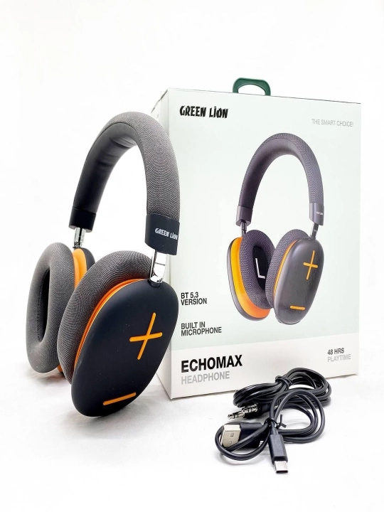 Simsiz quloqchinlar Green EchoMax, Bluetooth 5.3, 48 soatgacha ishlash vaqti - 