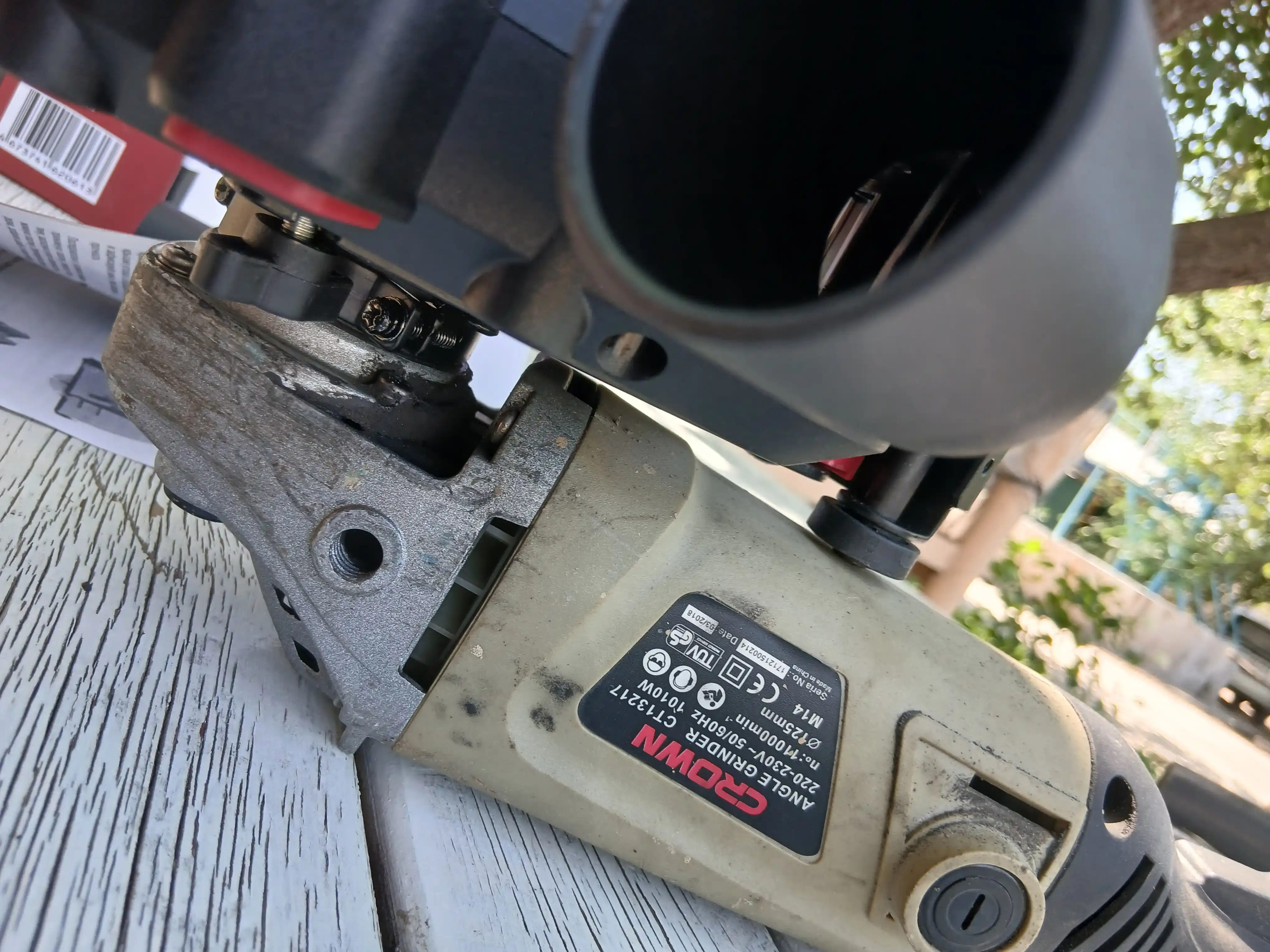 Кожух защитный для штробления на УШМ "NUMBER ONE" NCDS-150PRO, на 2 диска
