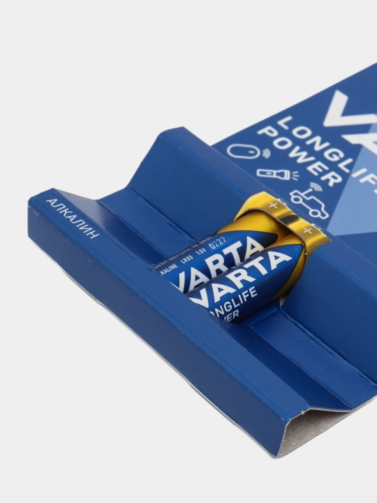 Батарейки VARTA AAA (LR03) Longlife Power щелочные, 4 шт — игрушки, пульты