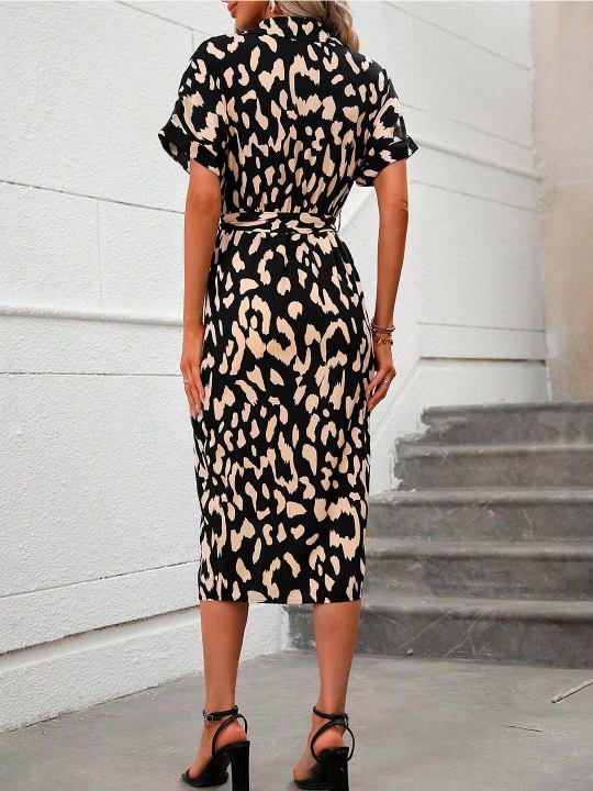 Платье женское, праздничное, на пуговицах, с коротким рукавом, летнее