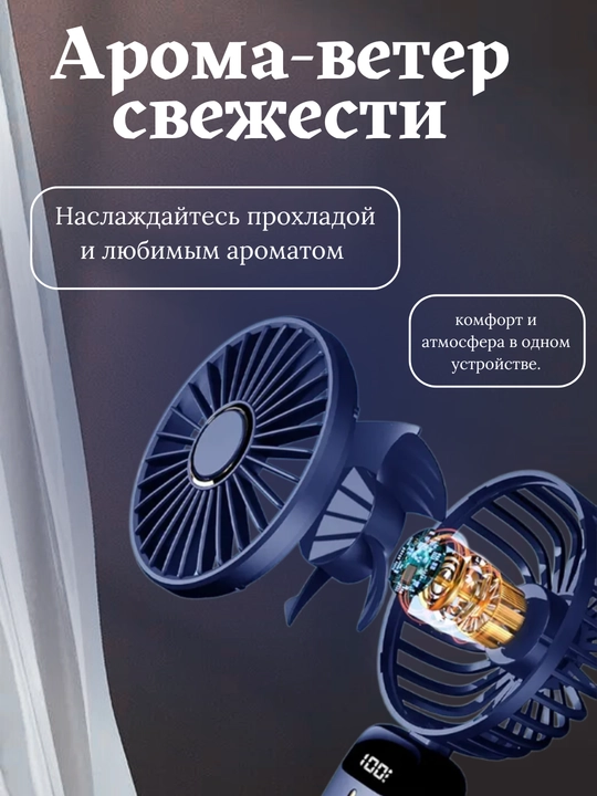 Aroma Mini-ventilyator quyosh paneli bilan