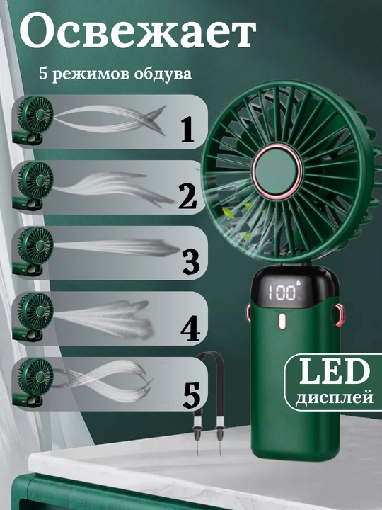 Aroma Mini-ventilyator quyosh paneli bilan