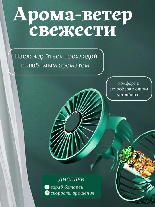 Aroma Mini-ventilyator quyosh paneli bilan