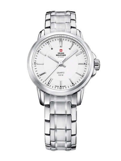 Женские часы Swiss Military SM34040 Classic — CHRONUZ-SM34040-СЕРЕБРН