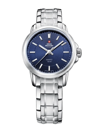 Женские часы Swiss Military SM34040 Classic — CHRONUZ-SM34040-СИНИЙ