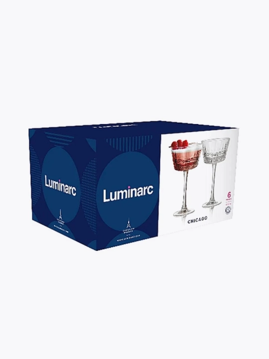 Набор бокалов для коктейлей, креманки Luminarc "Чикаго" 200 мл, 6 шт