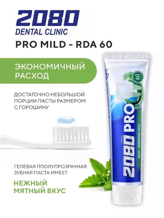 Зубная паста для взрослых от 12 лет отбеливающая зубы и десны Dr.clinic 2080, Корея 120 мл