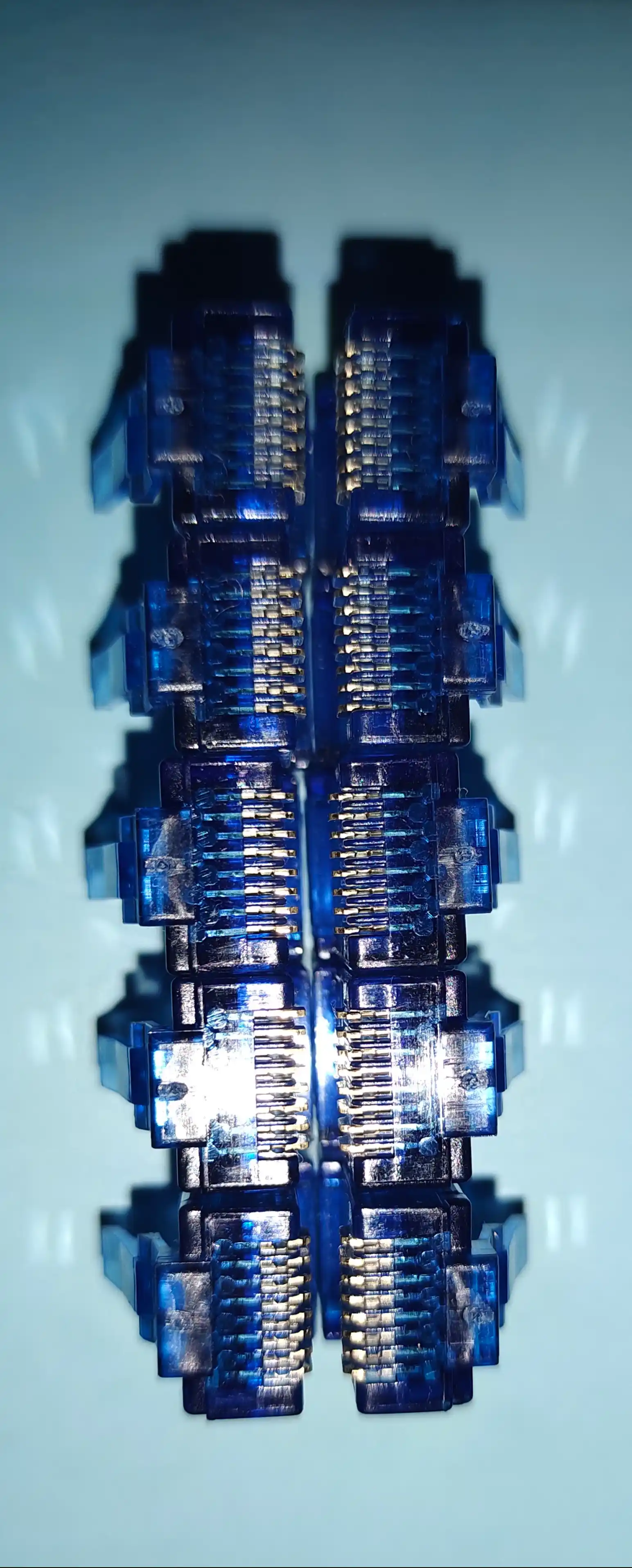 Коннектор RJ45 - CAT6, категория 6 не сквозной, цветной