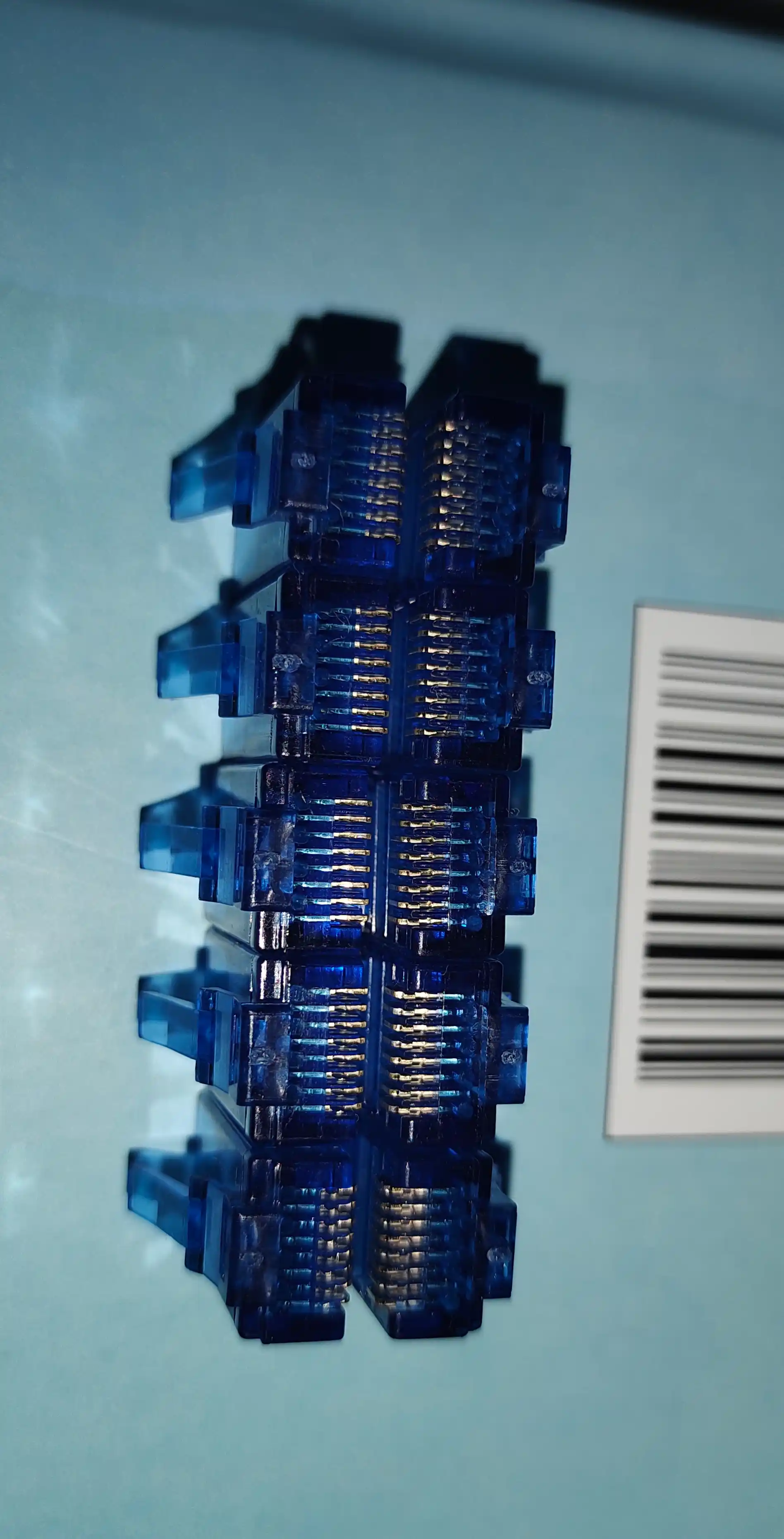 Коннектор RJ45 - CAT6, категория 6 не сквозной, цветной