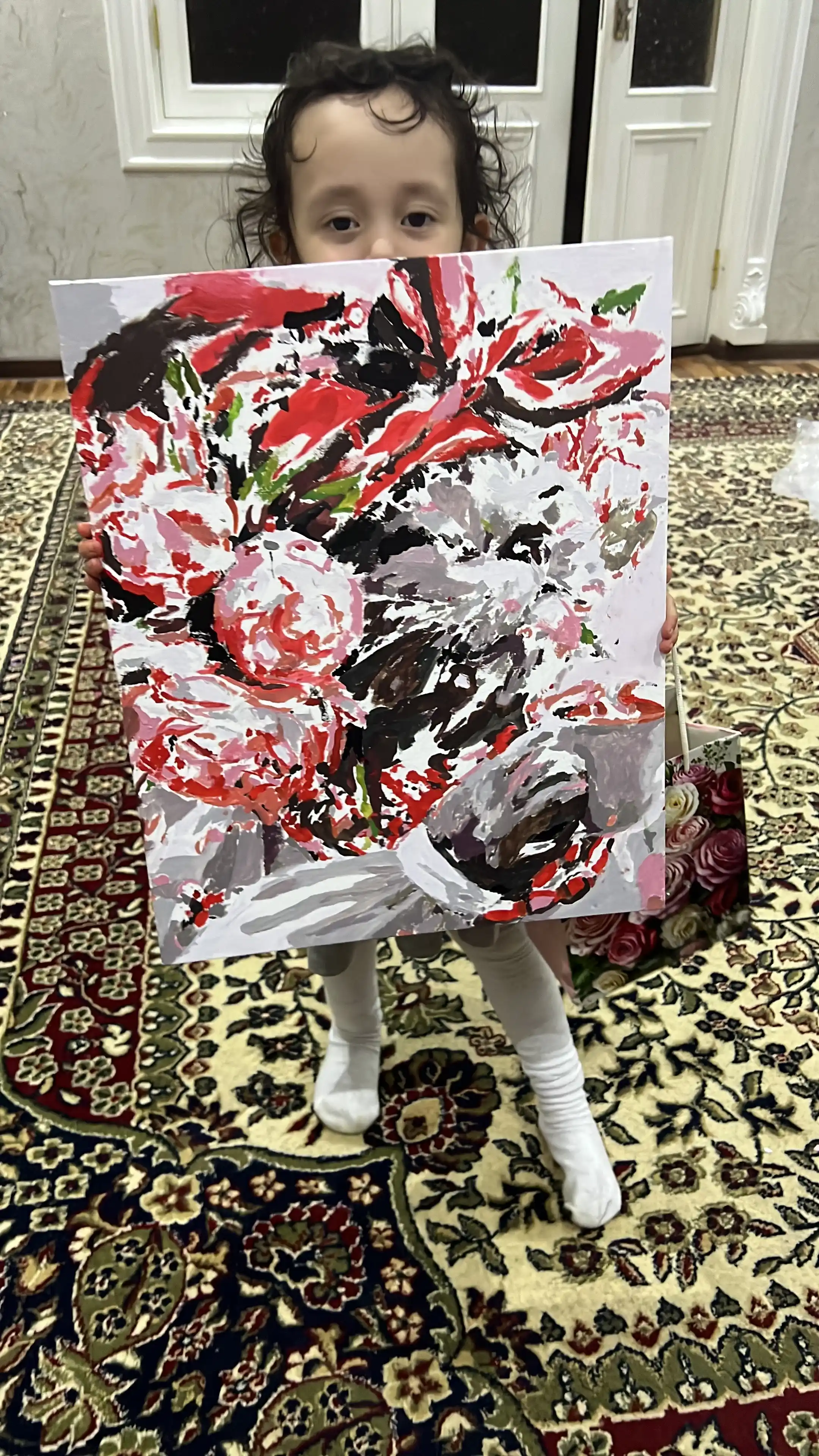 Raqamlar bo'yicha rasm chizish ARTERY "Mushukchalar", holstda chizmachilik, 40 * 50 sm