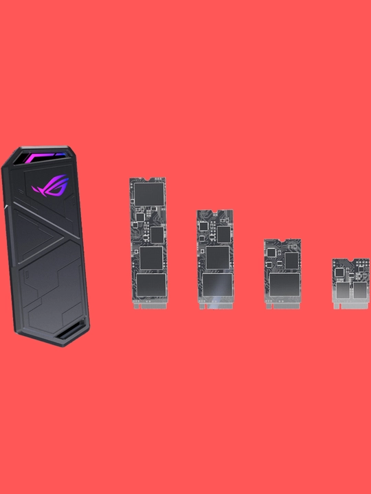 ASUS ROG STRIX ARION – внешний SSD корпус, USB-C 3.2, RGB, M.2 NVMe, 10 Гбит/с
