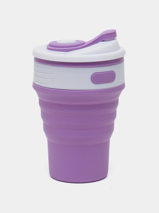 250/350 ml yig‘ma safar stakani - sayohat uchun silikon krujka, BPAsiz