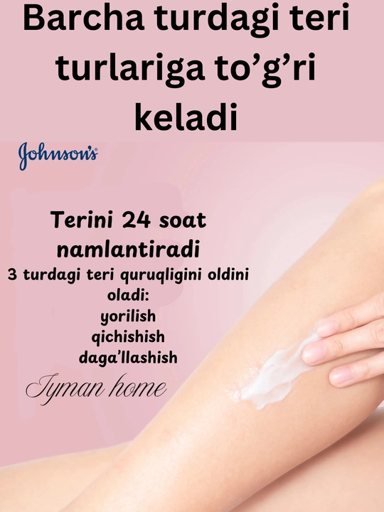 Johnsons 24 soat namlantiruvchi kremi