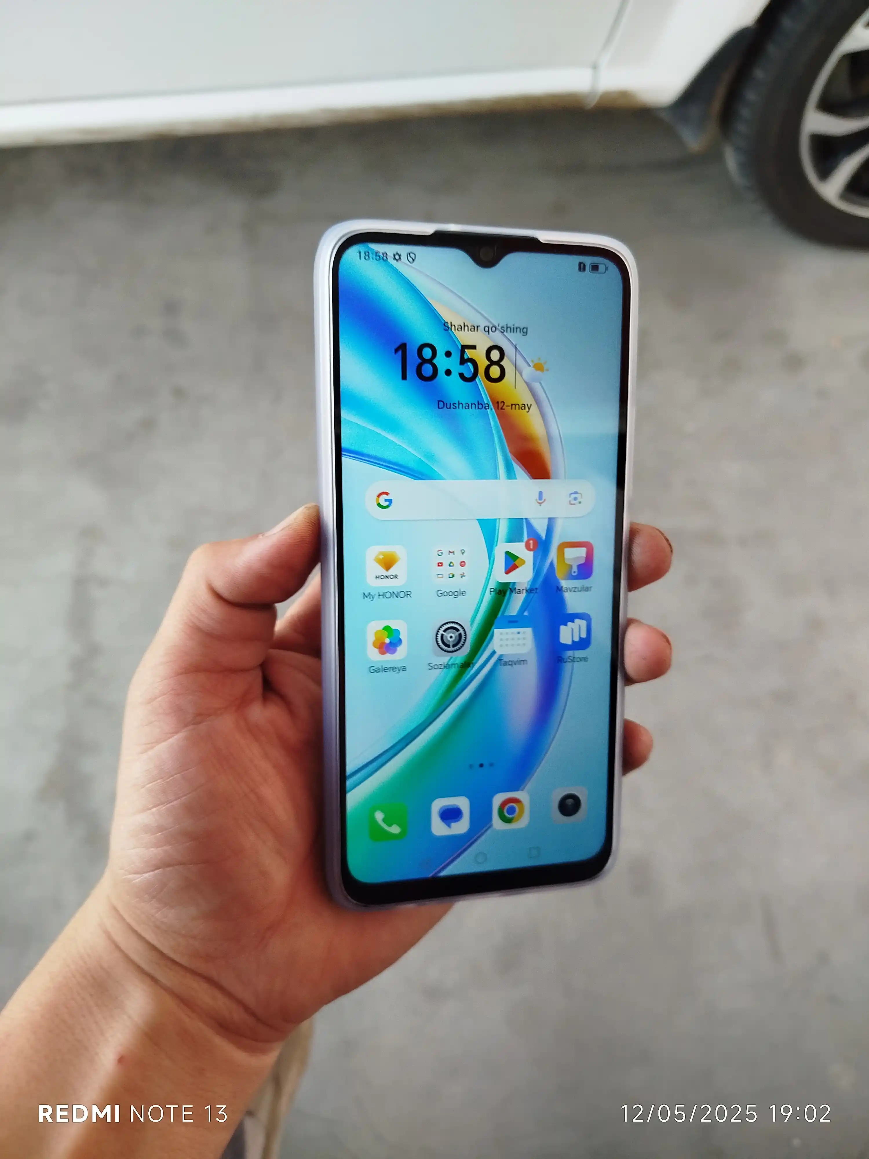 Smartfon Honor X5B batareya 5200 mah, 50 Mp kamera AI, 90 Hz