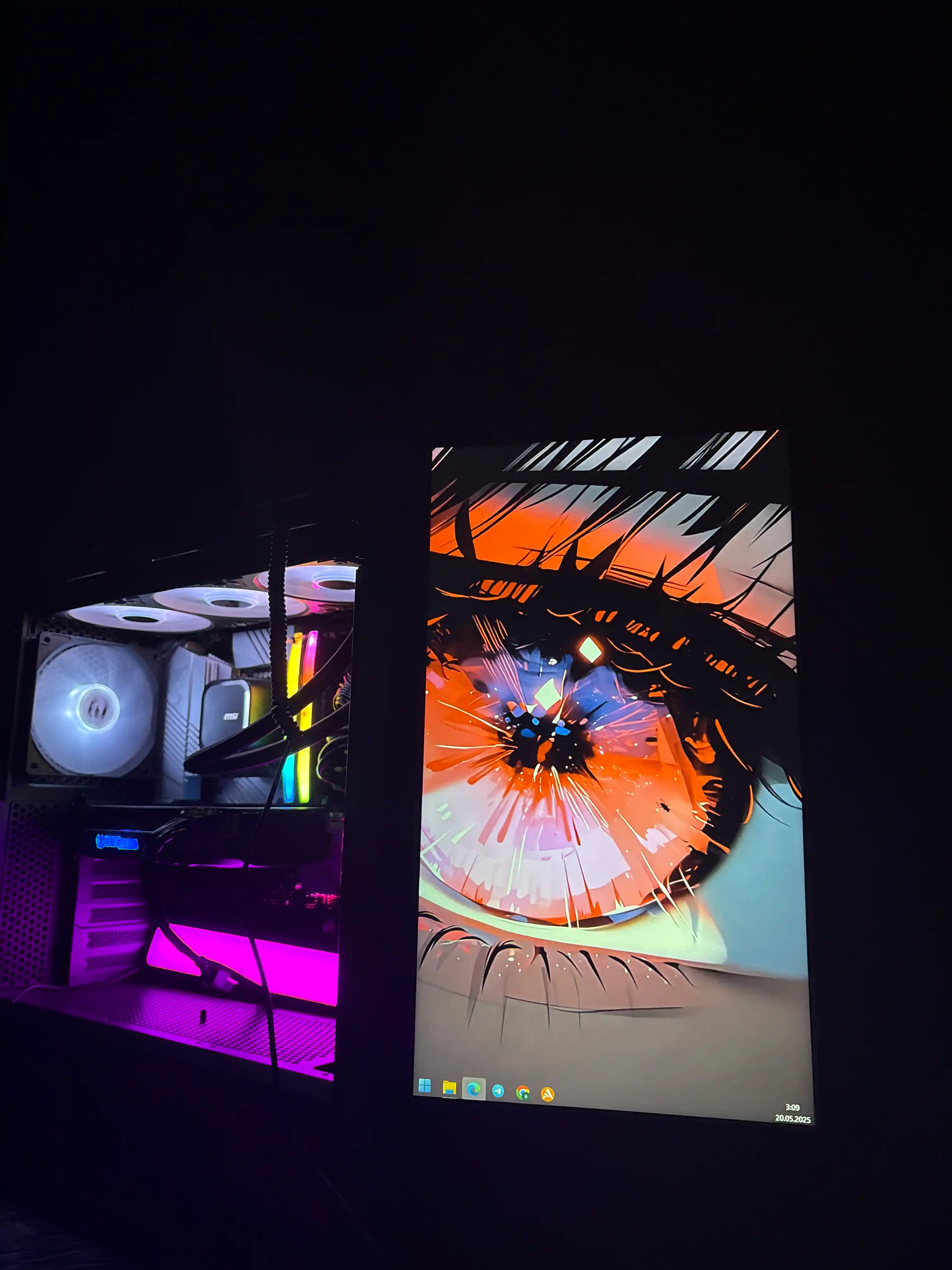 Компьютерный корпус Zalman Z10DS, с экраном, стекло, ARGB подсветка, 3 кулера в комплекте