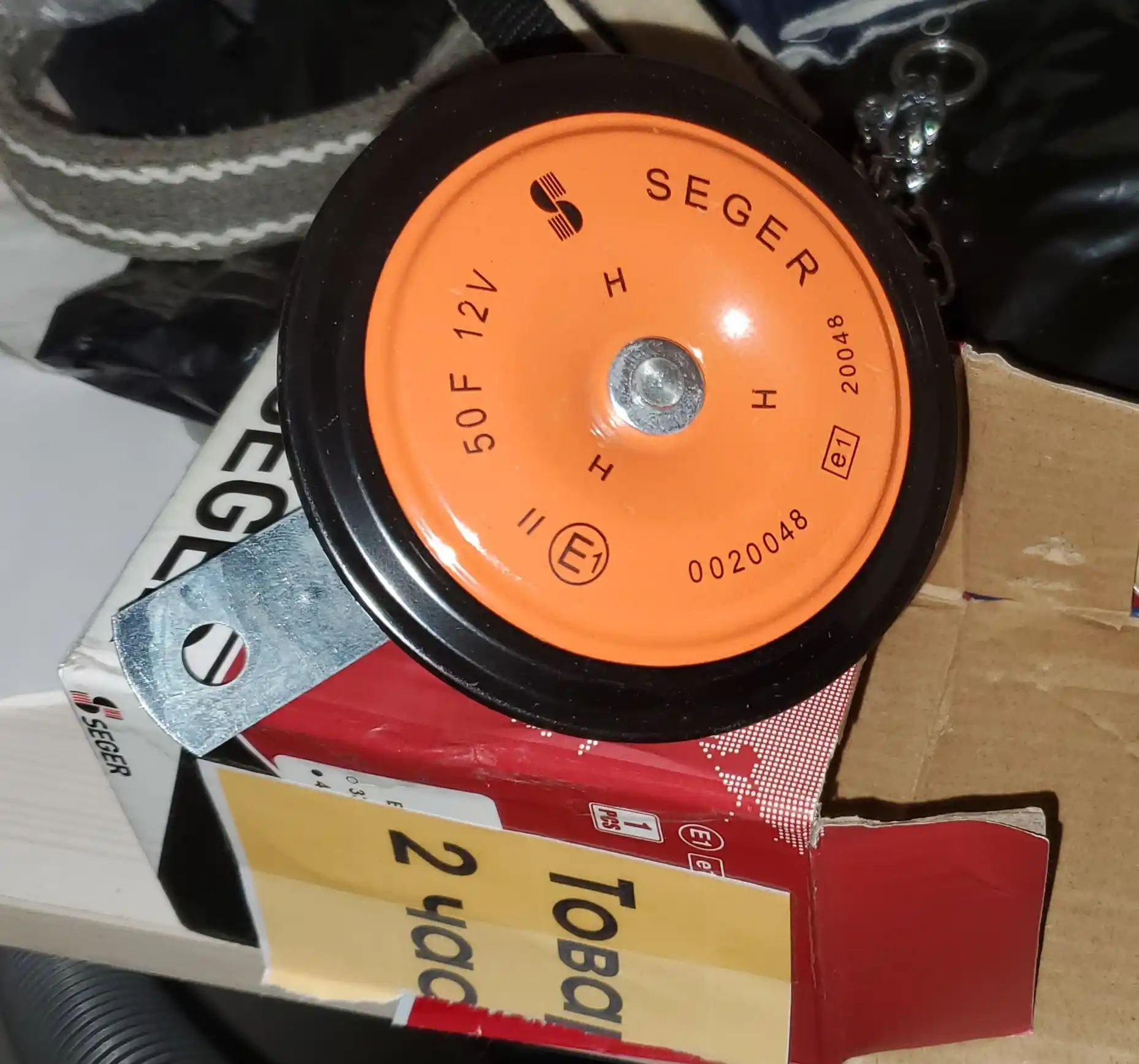 Avtomobil ovozli signali, suvga chidamli, Segar, 335/435Hz, 9 sm, 2 dona