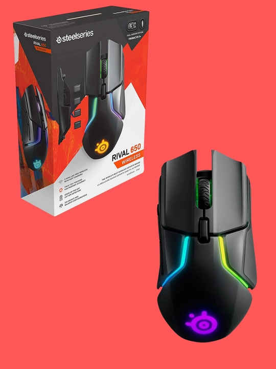 Беспроводная игровая мышь SteelSeries Rival 650 с сенсором TrueMove3+ и RGB - 