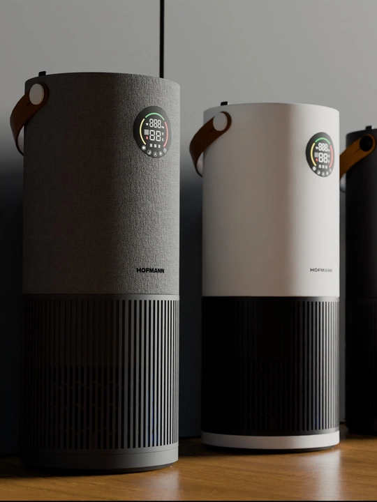 Очиститель воздуха Hofmann HEPA H13 WiFi ионизация 40м² 3.75л 25–65Вт увлажнение