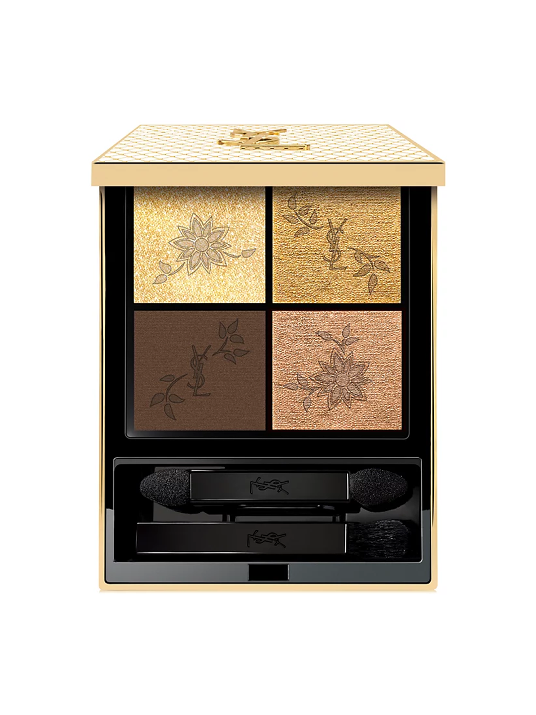 YSL Лимитированная серия Gold Lace Couture Mini Clutch Luxury Eyeshadow Palette - 