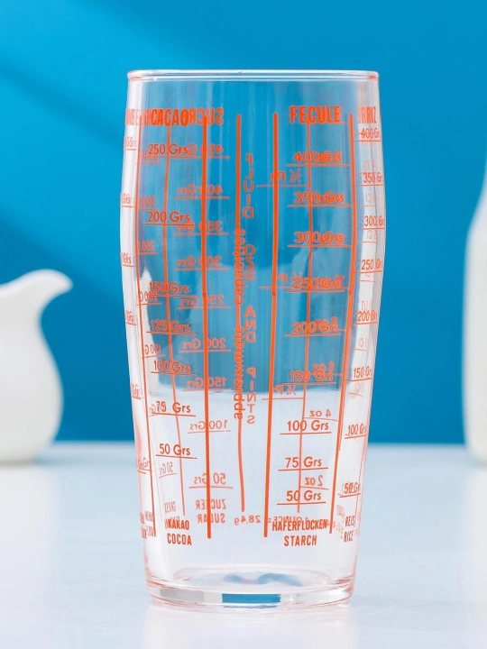 Luminarc shishali o‘lchovli stakan, 580 ml, 8x16 sm