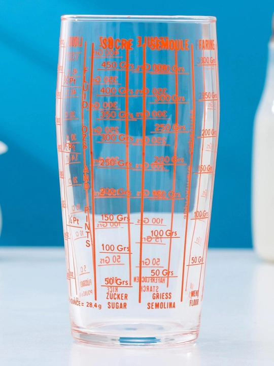 Luminarc shishali o‘lchovli stakan, 580 ml, 8x16 sm
