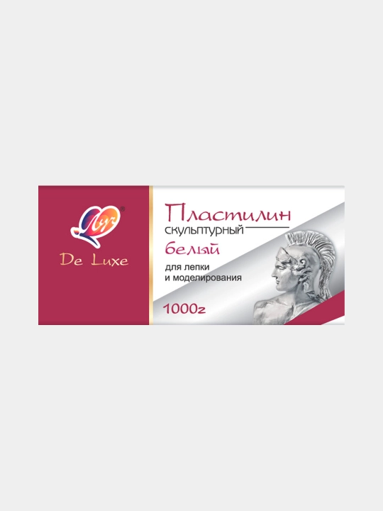 Haykaltaroshlik plastilini 34С 2245-08, oq rangli, 1000 g - 
