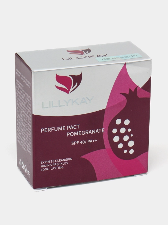 Пудра LillyKay Perfume pact Pomegranate Moisture Twoway Cake, spf 40/PA++
