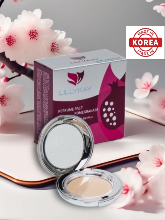 Пудра LillyKay Perfume pact Pomegranate Moisture Twoway Cake, spf 40/PA++ - 
