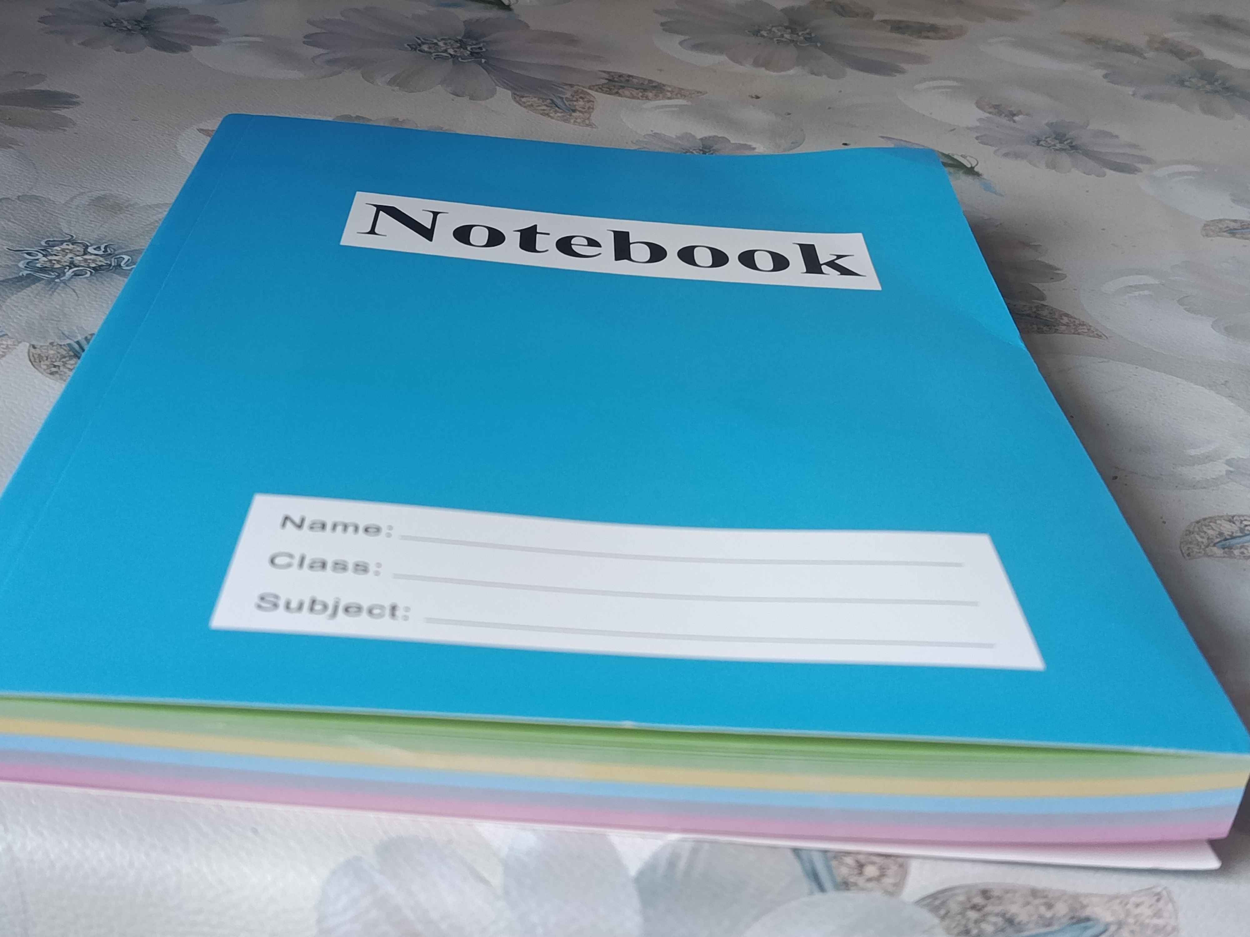 Katta daftar, umumiy, bloknot, A4 formati, 200 varaq, karton qopqoq
