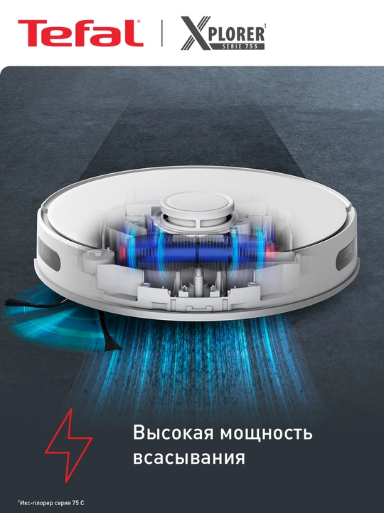 Робот-пылесос Tefal X-plorer Serie 75 S RG8577WH