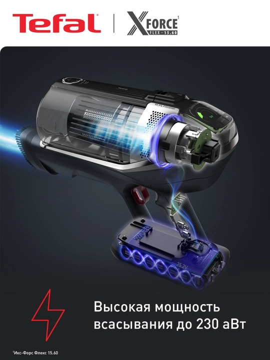 Беспроводной пылесос X-Force Flex 15.60 TY99G1WO