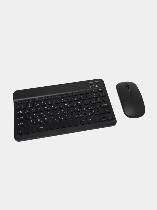 Беспроводная Bluetooth клавиатура + чехол + мышь для планшета RU+EN – для Xiaomi, Redmi