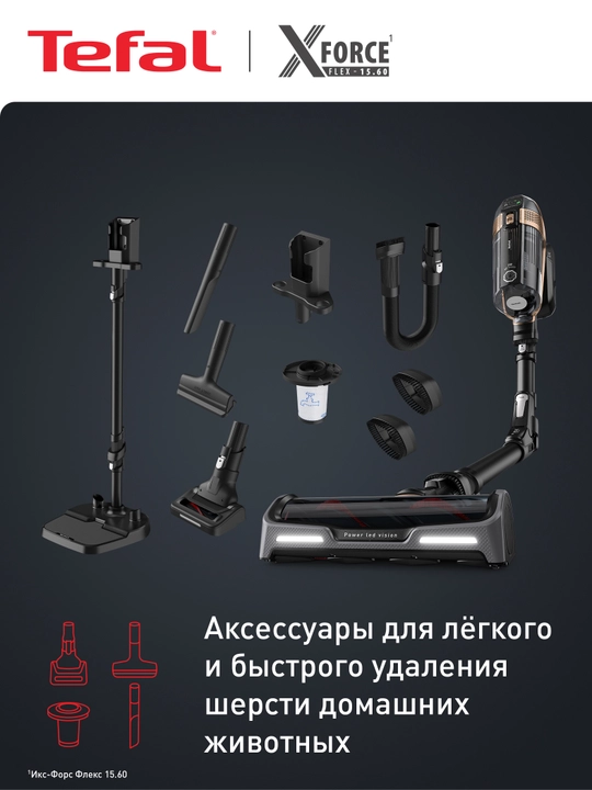 Беспроводной пылесос Tefal X-Force Flex 15.60 Pro TY99F1WO