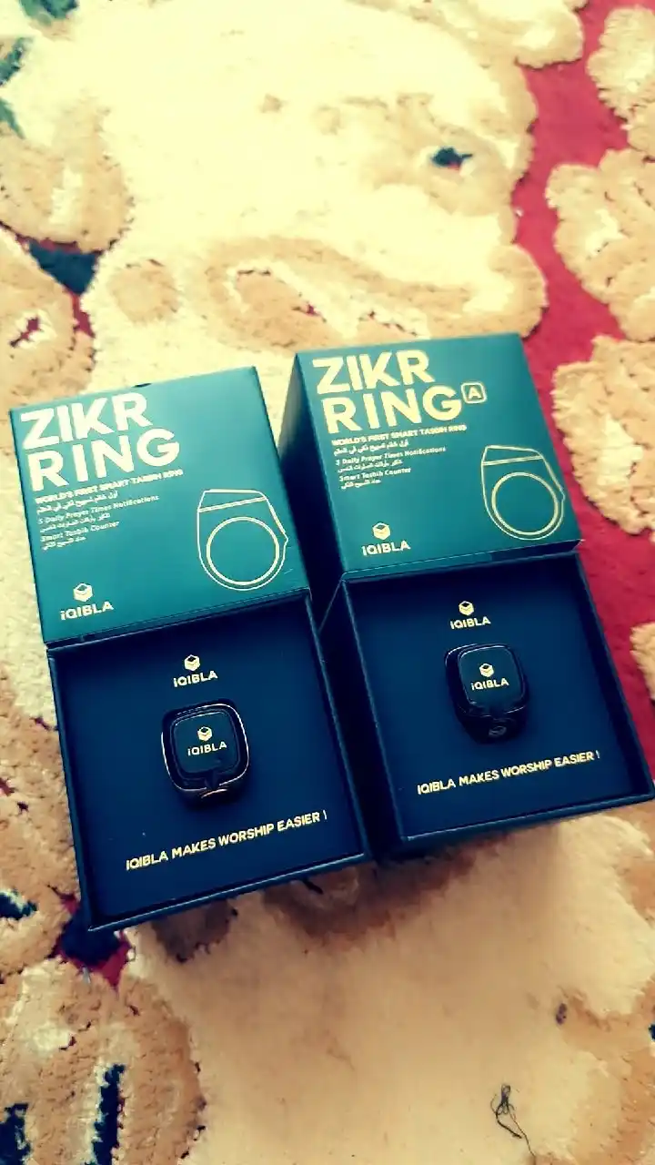 Elektr tasbeh Zikr Ring Metall UMEOX iQIBLA, zikr va istig'for uchun