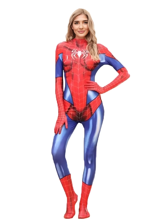 O'rgimchak-odam ayollar kospley kostyumi, Marvel komiks obraz, karnaval va foto-sessiya