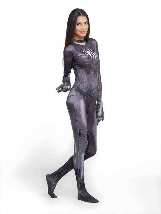 Женский костюм Человека-паука для косплея, комбинезон Marvel, карнавальный наряд, Marvel