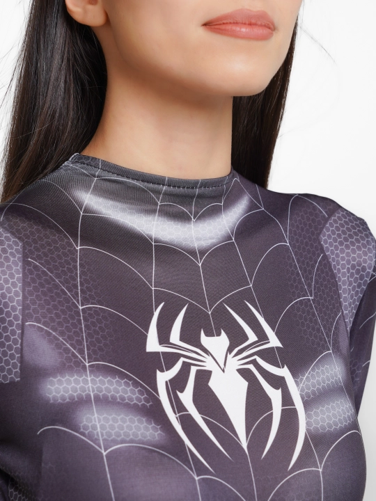 Женский костюм Человека-паука для косплея, комбинезон Marvel, карнавальный наряд, Marvel