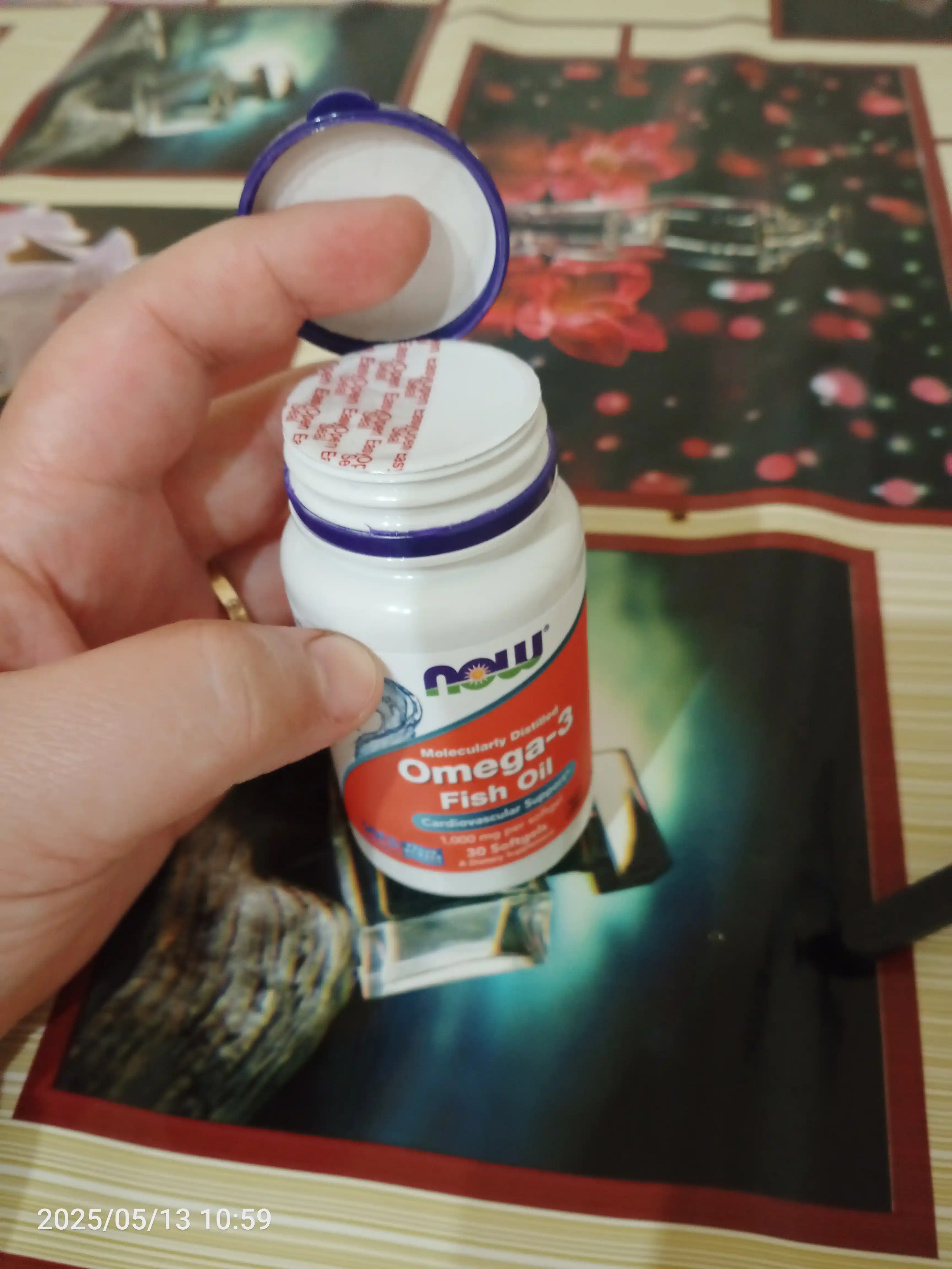 NOW Foods, Omega-3 baliq yog'i, 1000 mg, 30 kapsulalar