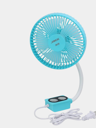 Mini ventilyator Jack Touch, magnitli, sensorli, 3 tezlikli, 360° egiluvchan