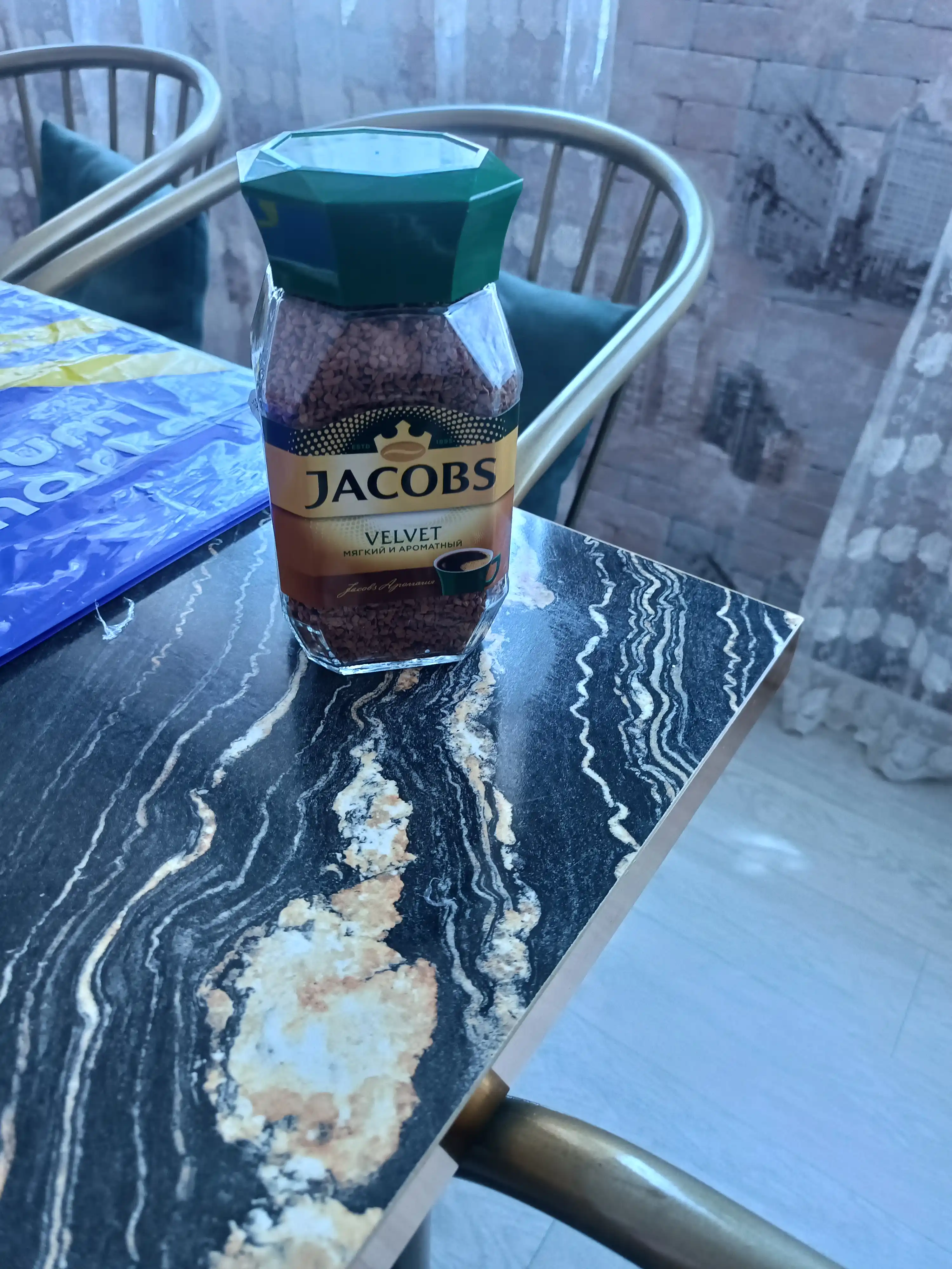 Растворимый кофе Jacobs Monarch "Velvet", 190 гр