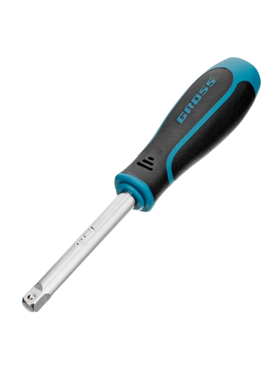 Набор инструментов GROSS, 1/4", 1/2", CrV, 120 зубьев, 76 предметов, 14156