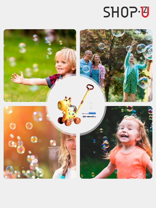 Sovun pufaklari generatori bolalar uchun batareyali sovun pufakchasi BUBBLE GUN