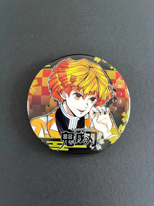 75 mm Anime belgisi — Agatsuma uslubida Demon Slayer