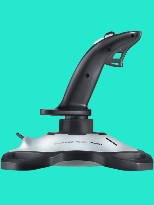 Logitech Extreme 3D Pro — штурвал, джойстик для авиасимуляторов с 12 кнопками