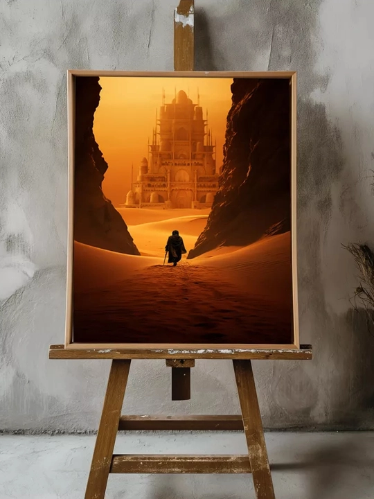 Interyer rasm ARTERY, holstga bosilgan kartina, yog‘och podramnikli poster, 40 × 50 sm